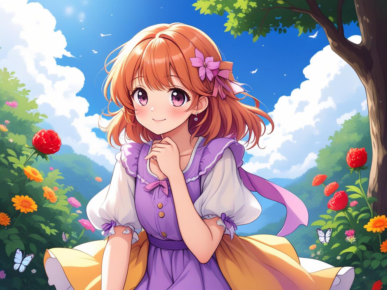 一周岁小公主生辰喜乐，愿一生被爱、无忧且欢畅